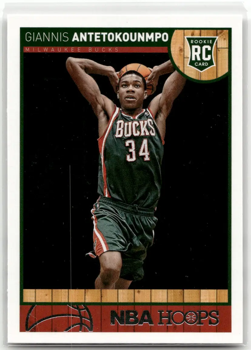 2013-14 NBA Hoops Giannis Antetokounmpo Rookie Card #275 - Bucks