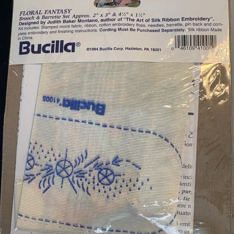 Bucilla Ribbon Embroidery Kit, #41005