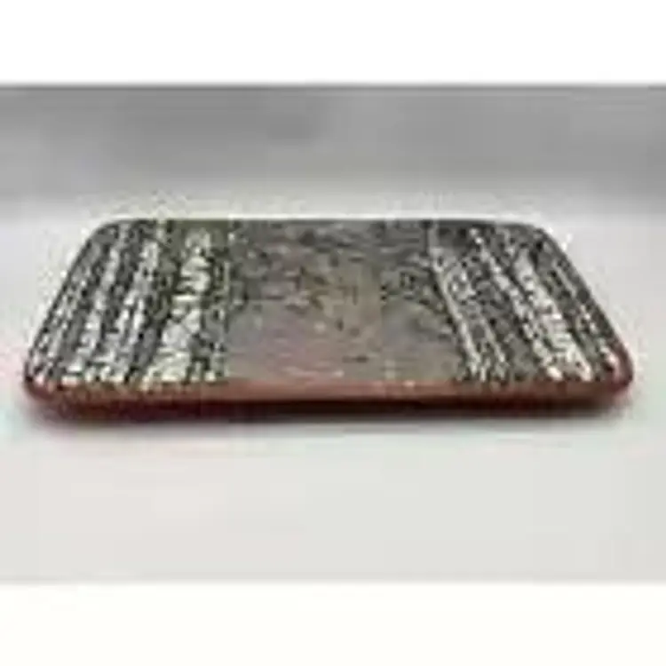 Art Pottery Terra Cotta Aspen Tree Wall Hanging Hand Painted