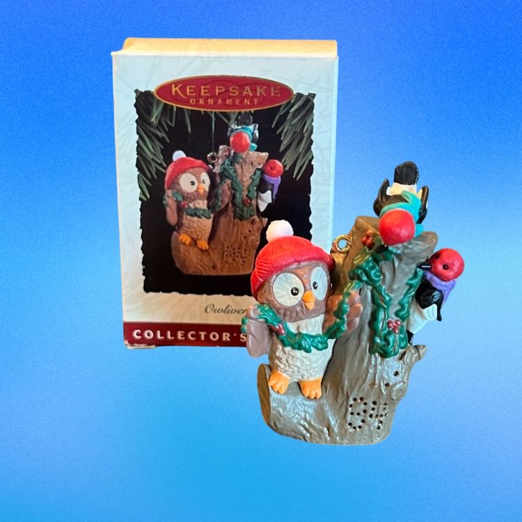 Hallmark Christmas Ornament “Owliver” #3 In Series 1994