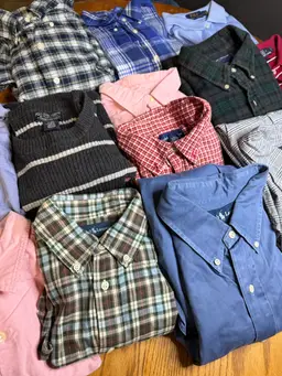 Lot Of 14 - Mens, Kids Ralph Lauren, Polo, Long Sleeve, Short Sleeve, Button Up, Linen