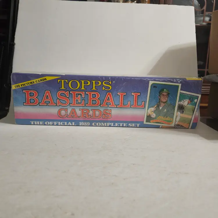 1989 Topps Official Complete Set 792 Picture Cards