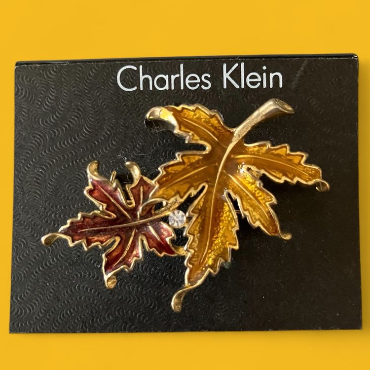 Maple Leaf Foliage Brooch