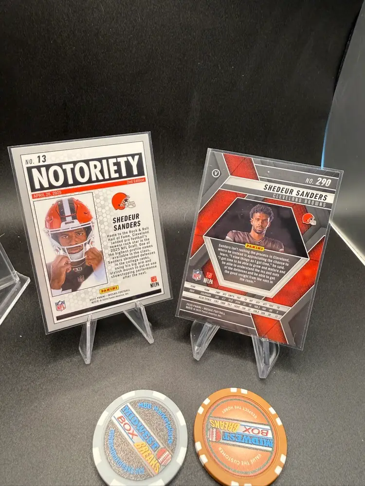 Shedeur Sanders 2-card Lot
