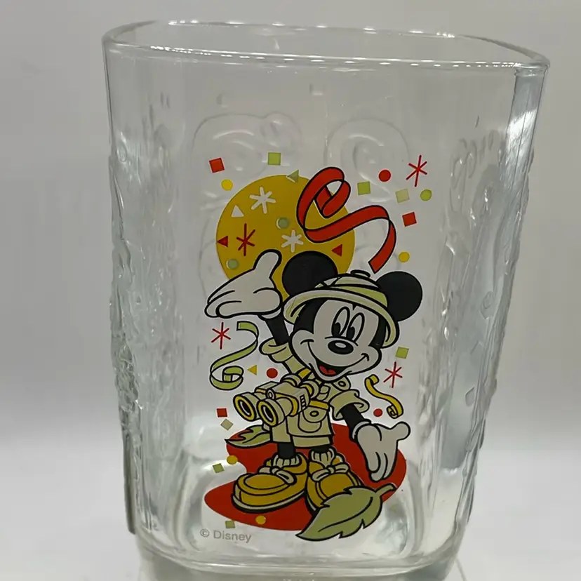 Collectible Mcdonalds Disney Mickey 2000 Glass