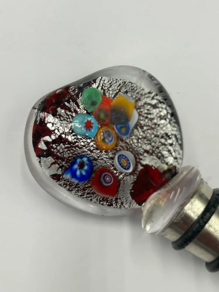 Art Glass Wine Bottle Stopper Handmade