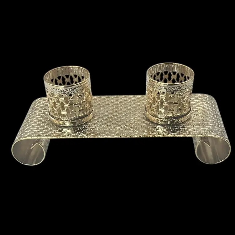 #3 Vintage Double Lipstick Holder 3.75”