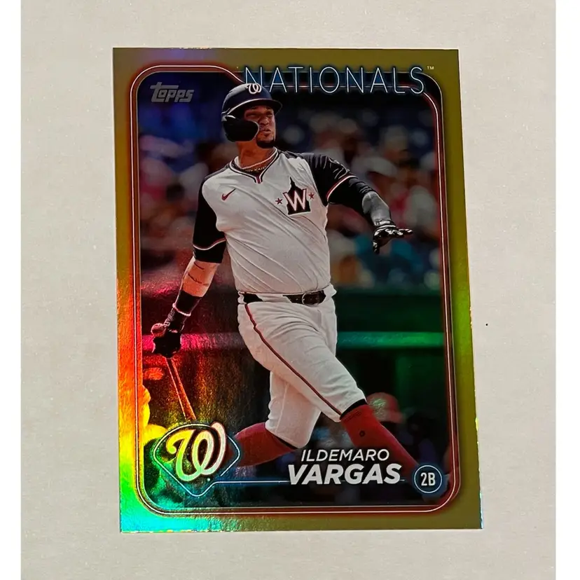 Ildemaro Vargas Gold Foil Washington Nationals