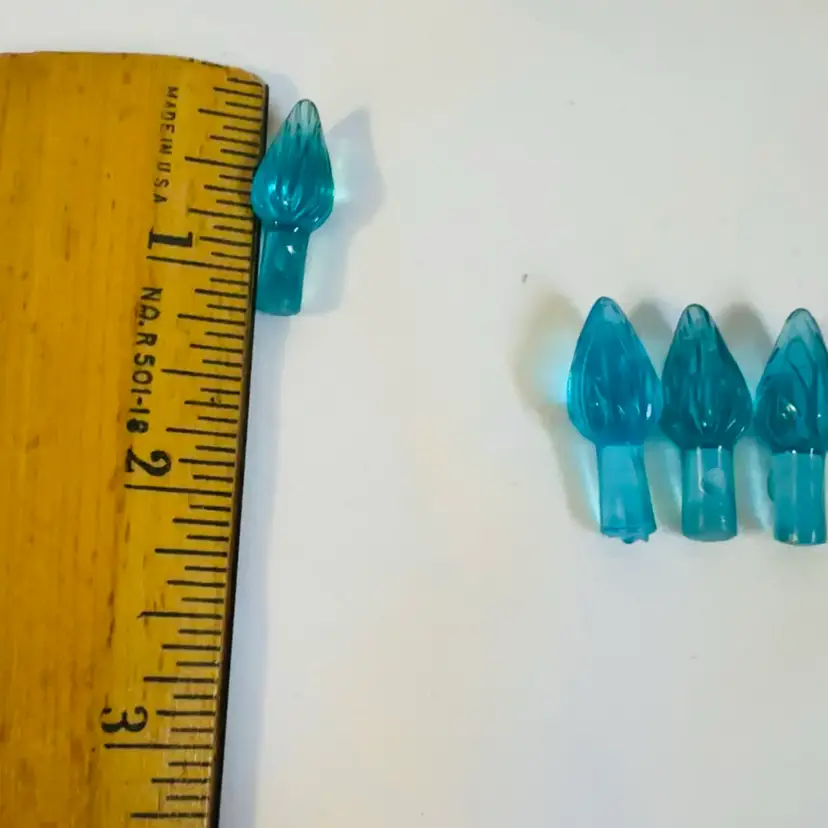 #2033 18 Vintage Twist Bulbs For Ceramic Christmas Tree Replacement Light Covers