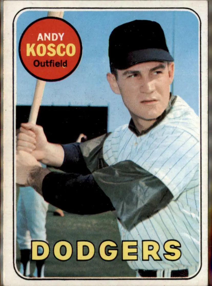 1969 Topps #139 Andy Kosco - (pk3) - Los Angeles Dodgers