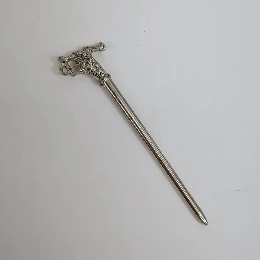 Viking Hair Pin or Cloak Fastener Hedeby Dragon Head Renaissance Fair Norse