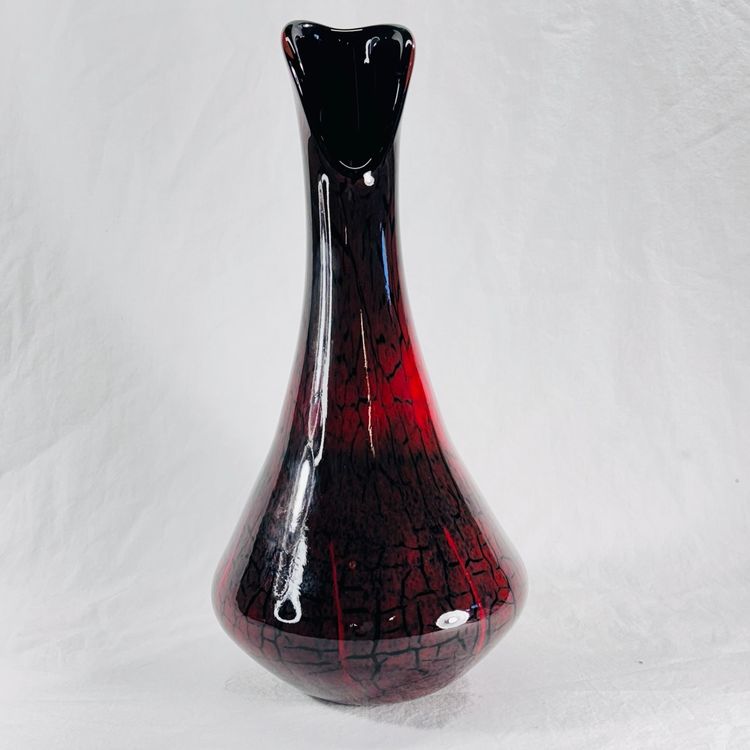Signed Nichols Art Glass Vase 2008