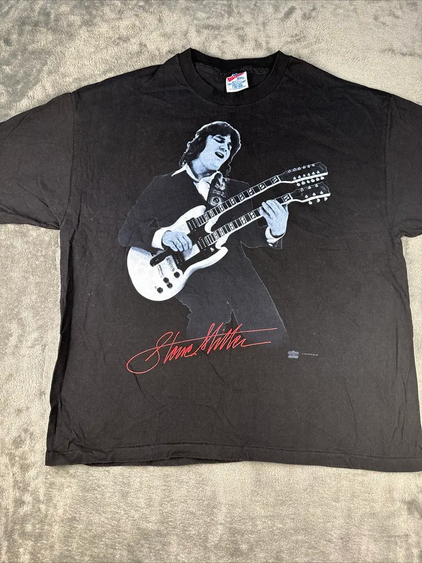Vintage Steve Miller Band 1994 Tour XL Hanes Tag Concert T-Shirt Front And Back Hit