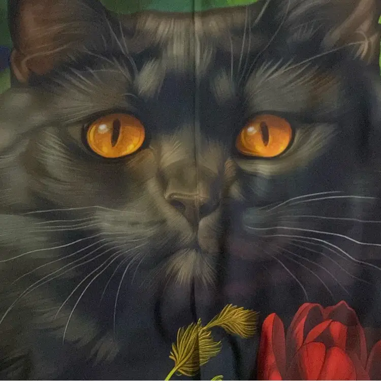 Rubin Design Studio Cat Fabric