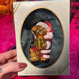 Glass Bear Ornament