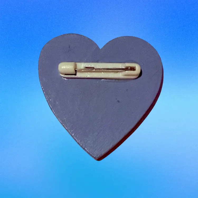 I Love Being A Nurse’s Aid Heart Shaped Handmade Wooden Brooch *Great Stocking Stuffer Idea*