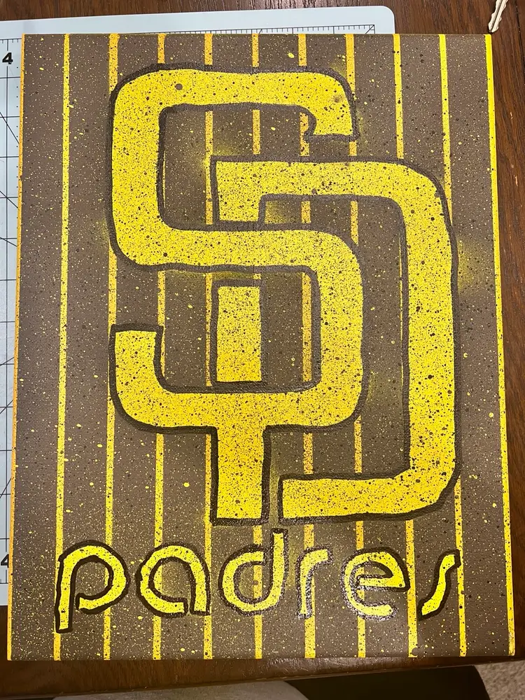 BASEBALL IMPRESSION PAINTINGS