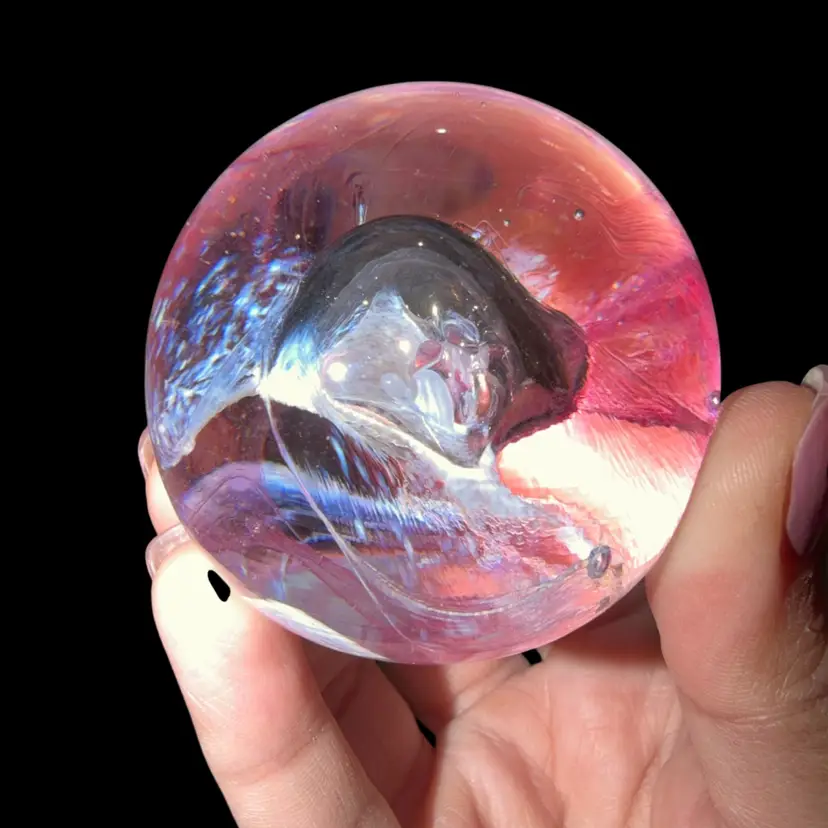 Caithness Glass "Moon Crystal" paperweight