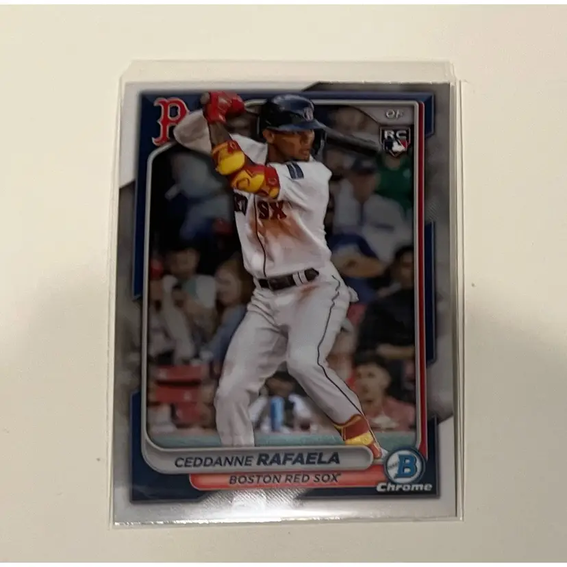 Ceddanne Rafaela RC Bowman Chrome Boston Red Sox
