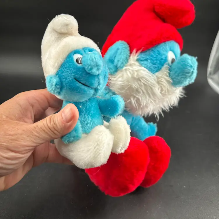 Vintage Smurf Plush Lot