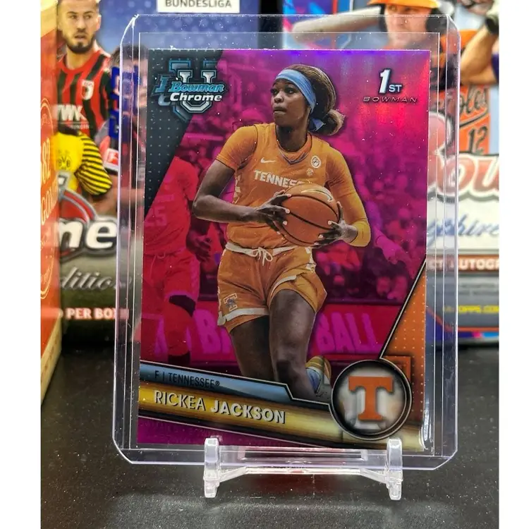 Rickea Jackson 2023-24 Bowman 1st University Chrome Pink