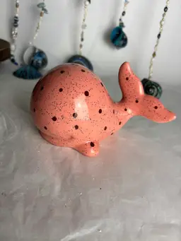 Pink Whale Piggy Bank