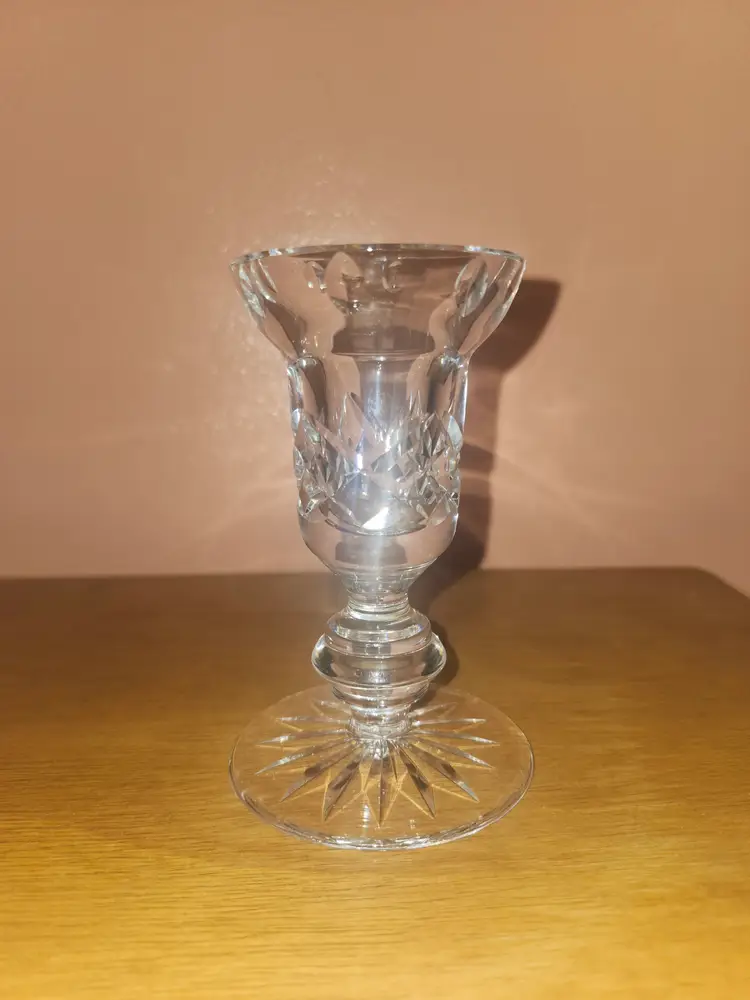 4 1/2" Waterford Crystal Candle Holder
