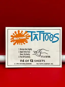 1993 Topps Nicktoons Tattoos Set #4