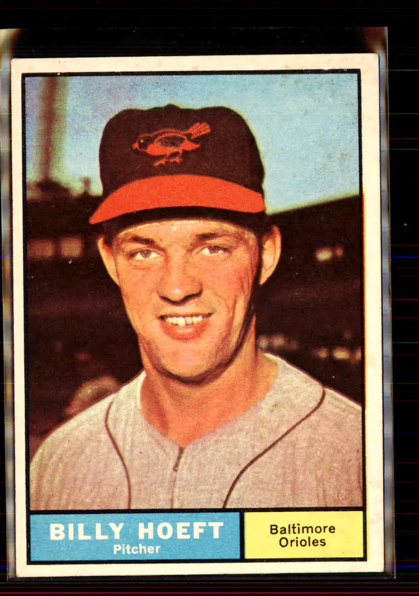 Billy Hoeft 1961 Topps #256 - Baltimore Orioles - (146-115)