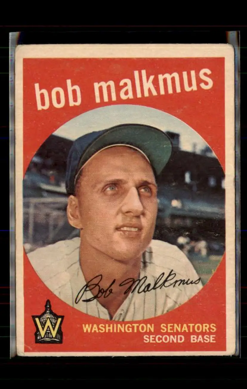1959 Topps #151 Bob Malkmus - (pk4) - Washington Senators