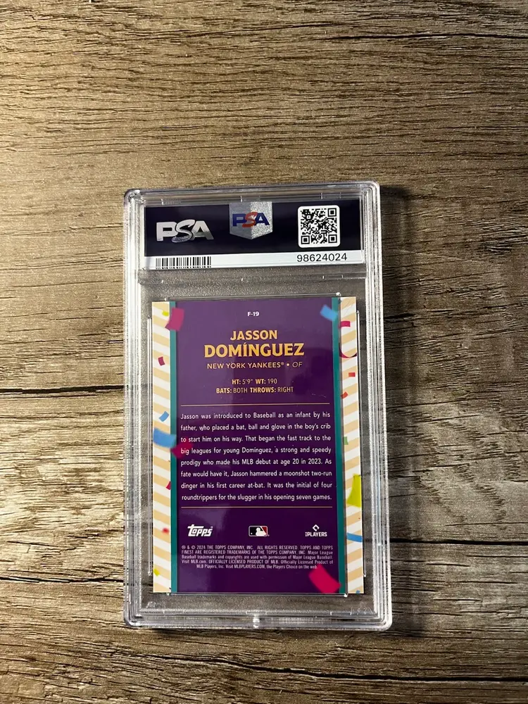 Jasson Dominguez Fiesta SSP PSA 10