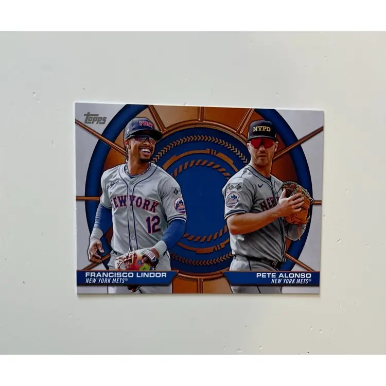 Francisco Lindor Pete Alonso Dynamic Duos New York Mets