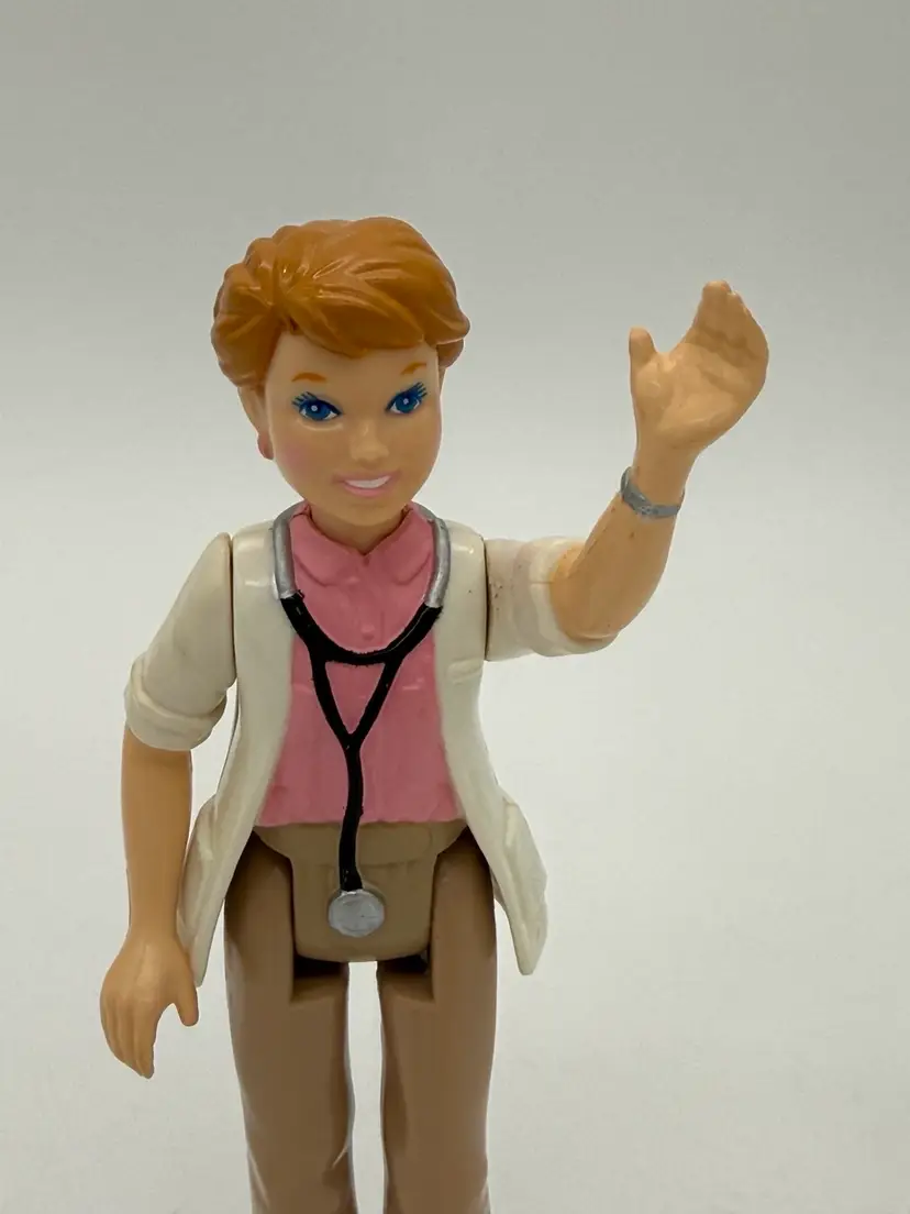 Playskool Play People Female Doctor Articulated Figure 6” Vintage