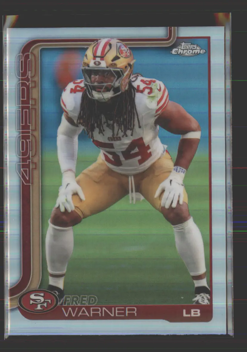 Fred Warner 2025 Topps Chrome Refractor #268 - (142) - San Francisco 49ers