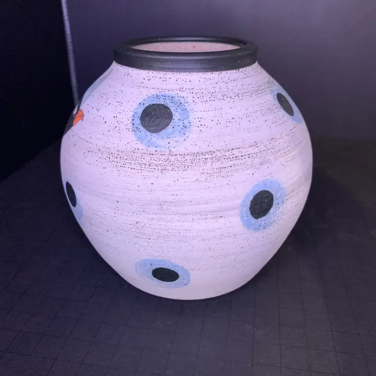 Art Pottery Vase Signed