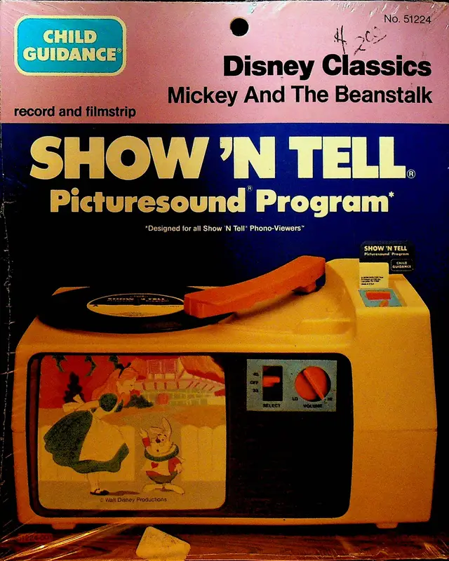 Disney Classics Mickey and the Beanstalk Show n Tell Picturesound Program