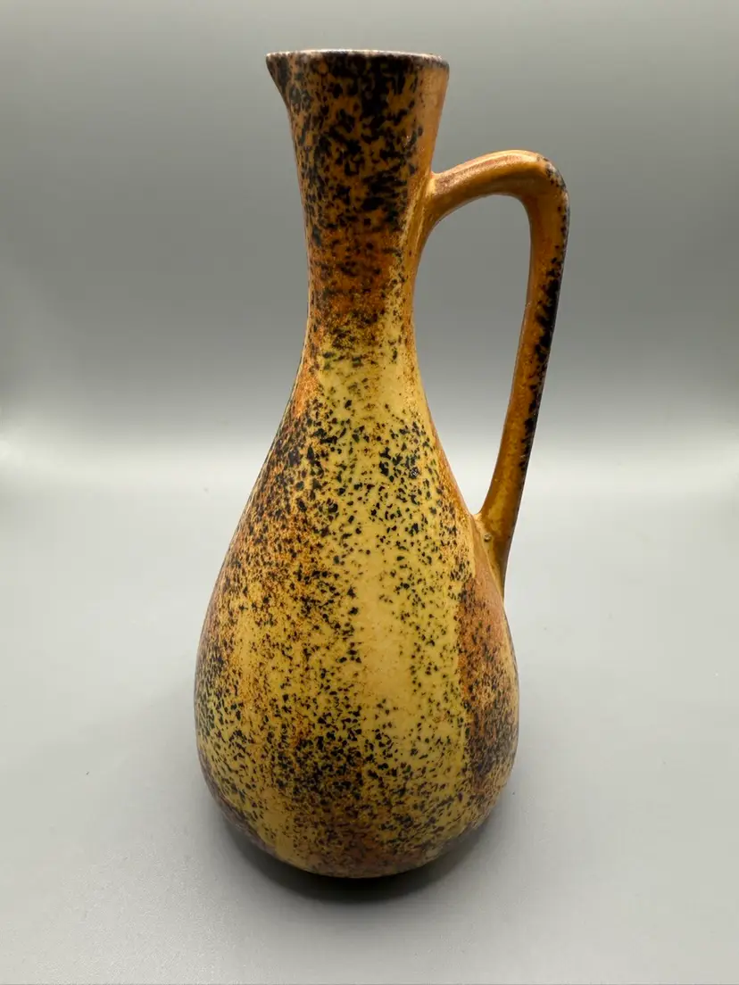 Yellow Pottery Vase