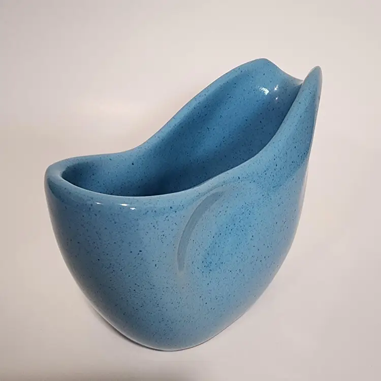 Vtg Frankoma Lazy Bones Blue  Creamer 4A 10 Oz Robin Egg Blue