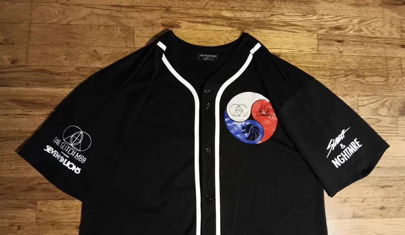 Seven Lions Alchemy Tour Baseball Jersey The Glitch Mob Gud Vibrations Rave EDM