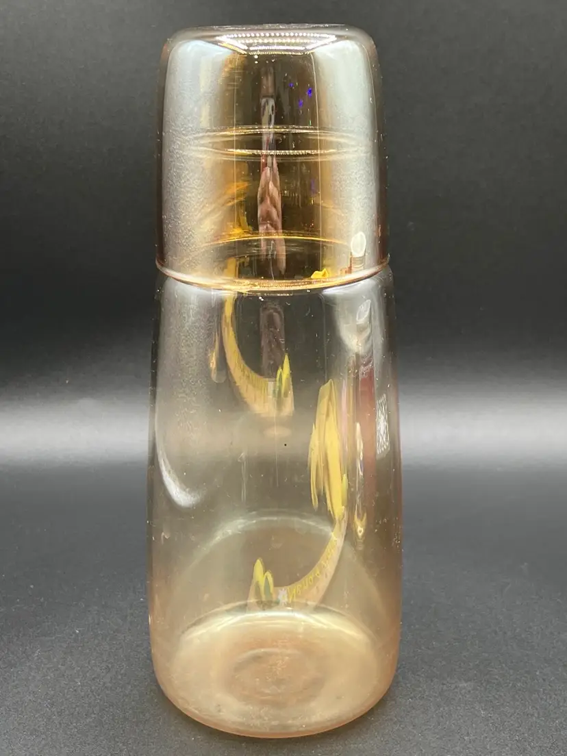 Marigold Lustre Glass Tumble Up 8.5”