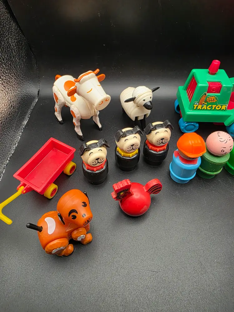 Fisher Price Vintage 1986 farm toy set