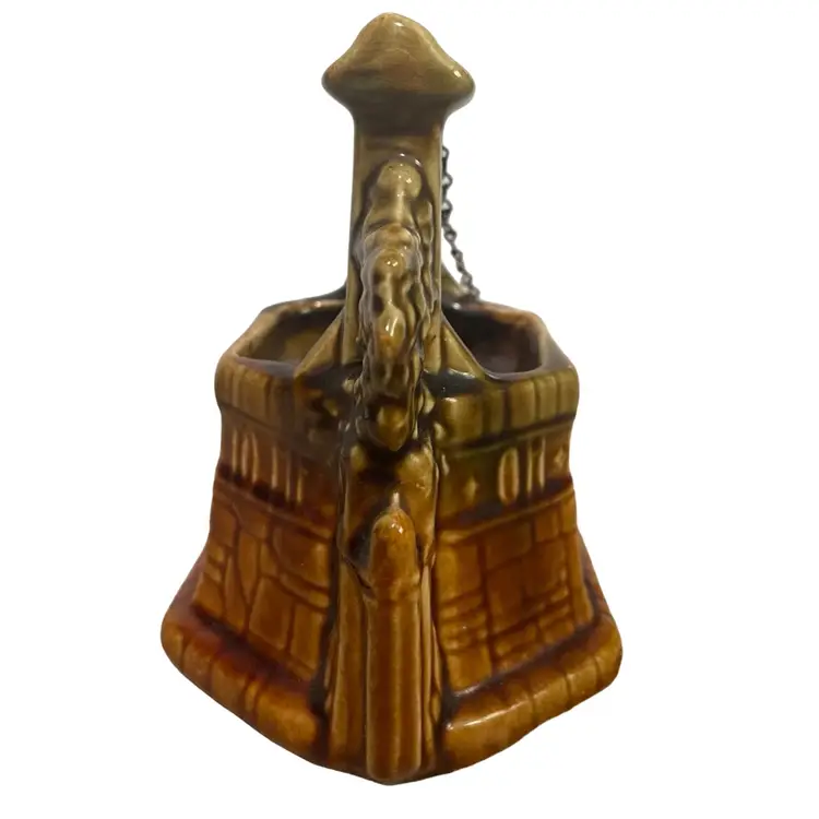 Vintage McCoy Pottery Wishing Well Planter