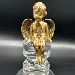 Brass Angel Shelf Sitter