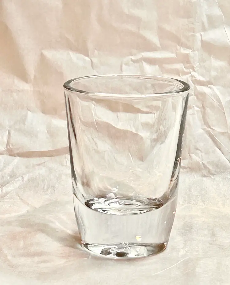 Boximia Czech Crystal Shot Glass Modern Brilliant Crystal 
Bohemian 3” Tall-2oz