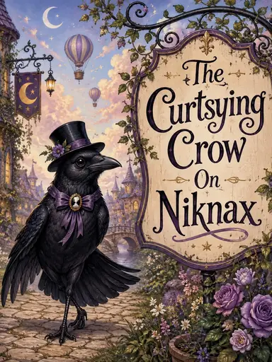Trinkets, Wade Whimsies And Smalls. The Curtsying Crow On Niknax