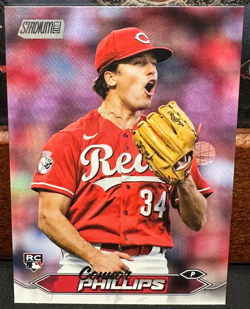 Connor Phillips RC 2024 Stadium Club 68 Cincinnati Reds
