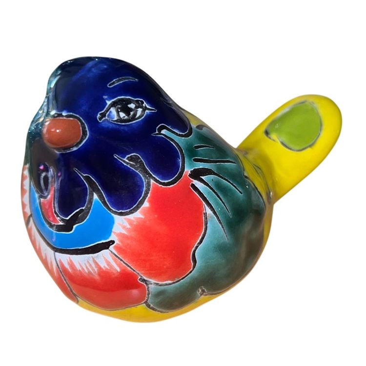 Mexico Chubby Bird Figurine 5”