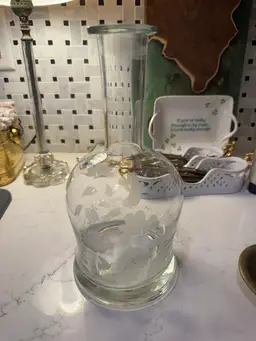 Glass Decanter Missing Stopper