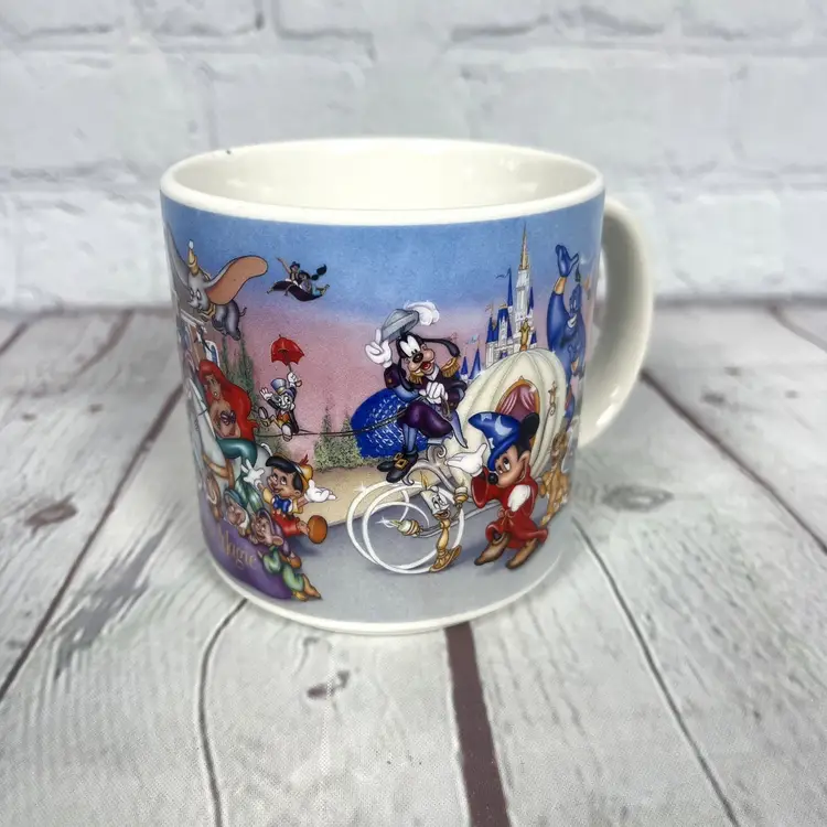 Disney World 25th Anniversary Mug 1996 It's time to remember the magic Vintage