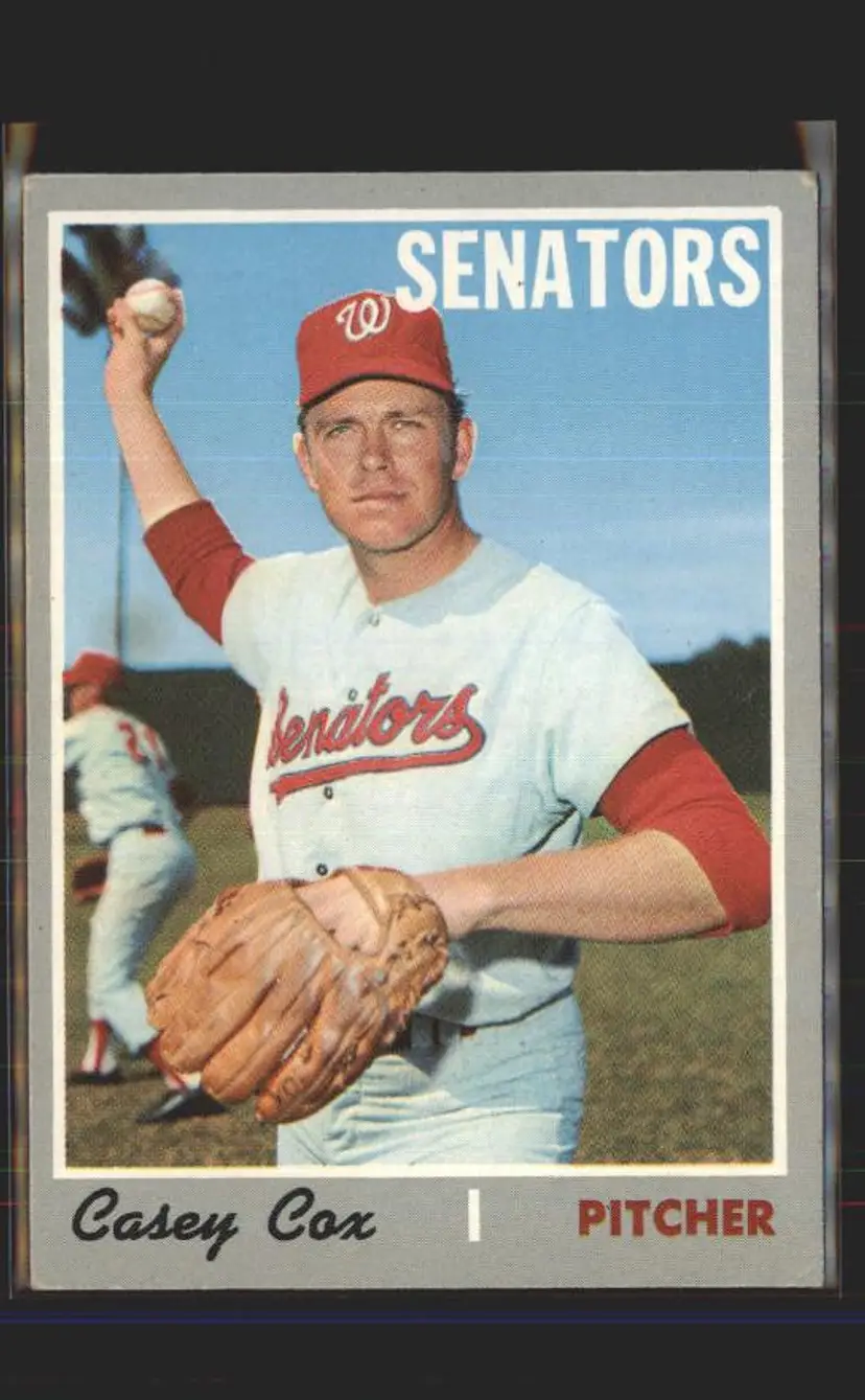 Casey Cox 1970 Topps #281 - () - Washington Senators